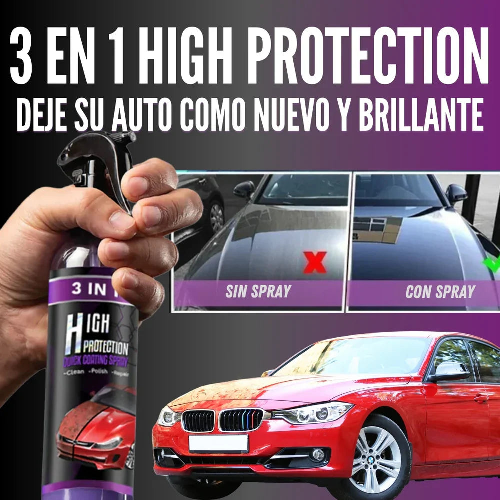 HIGH PROTECCION - SPRAY DE LIMPIEZA 3 EN 1