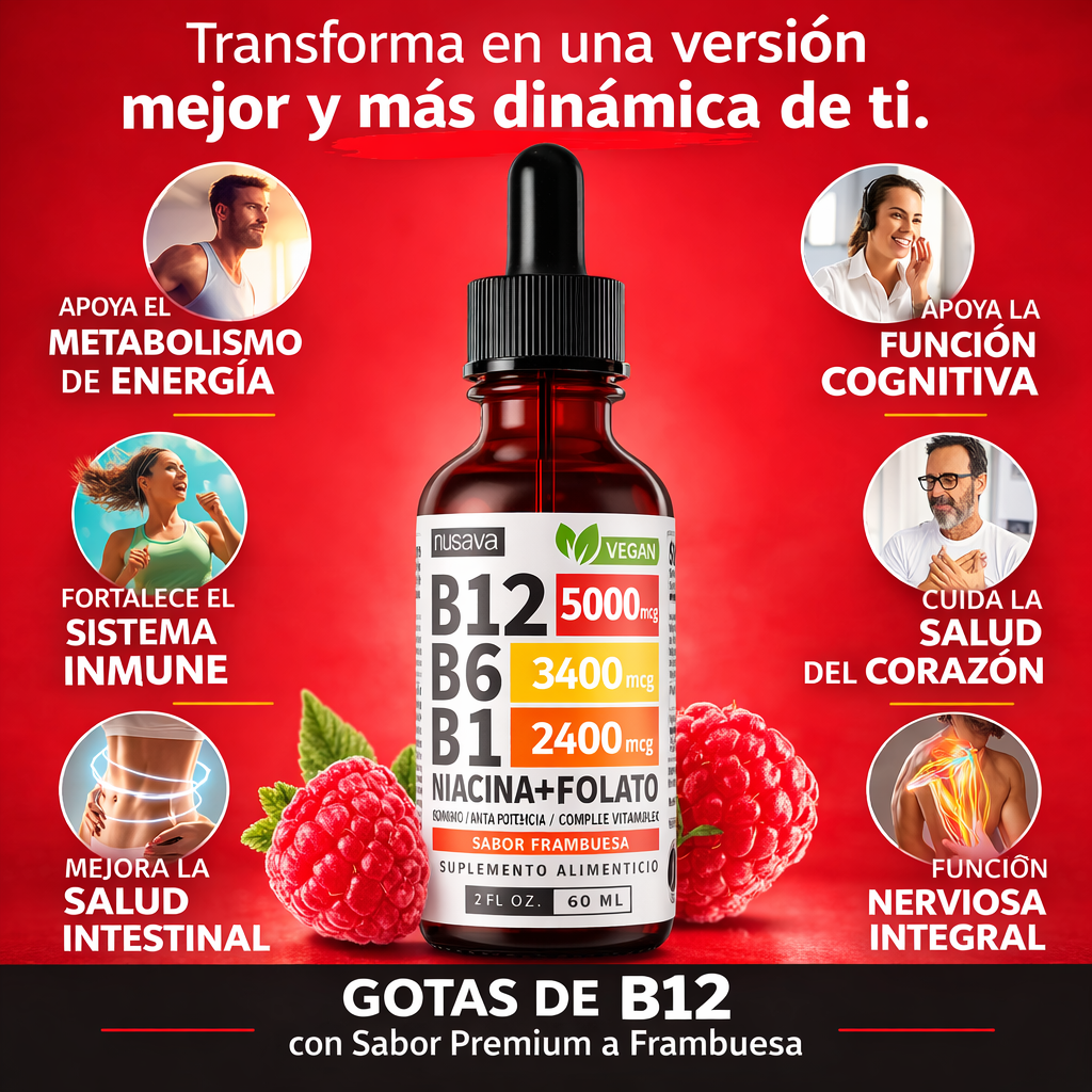 Nusava® - Gotas líquidas de vitaminas esenciales OFERTA PAGA 1 LLEVA 2 (SOLO POR HOY 99.90)