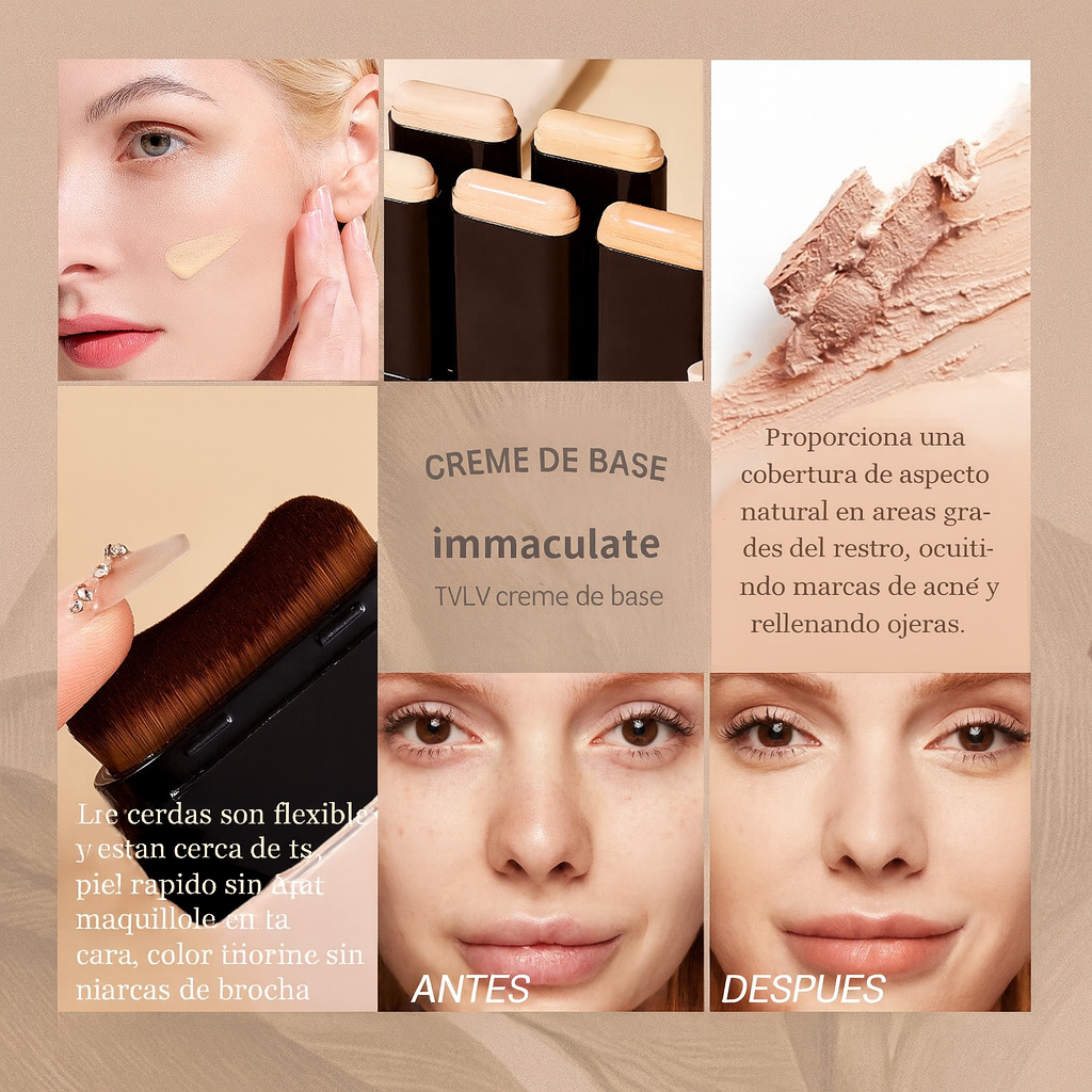 Base De Maquillaje Tvlv Eraser Stick, Corrector Iluminador