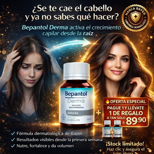 CRECIMIENTO CAPILAR CON BEPANTOL DERMA 2X1