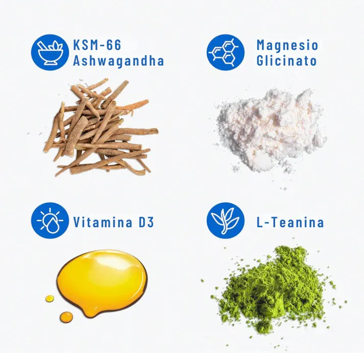 Nello Supercalm - Mezcla de bebida en polvo, limonada de frambuesa, L teanina, Ksm-66 Ashwagandha, 20 sobrecitos